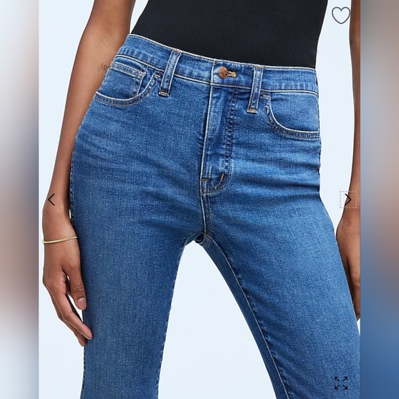 madewell 10" high-rise roadtripper authentic  skinny jeans - Picture 5 of 7